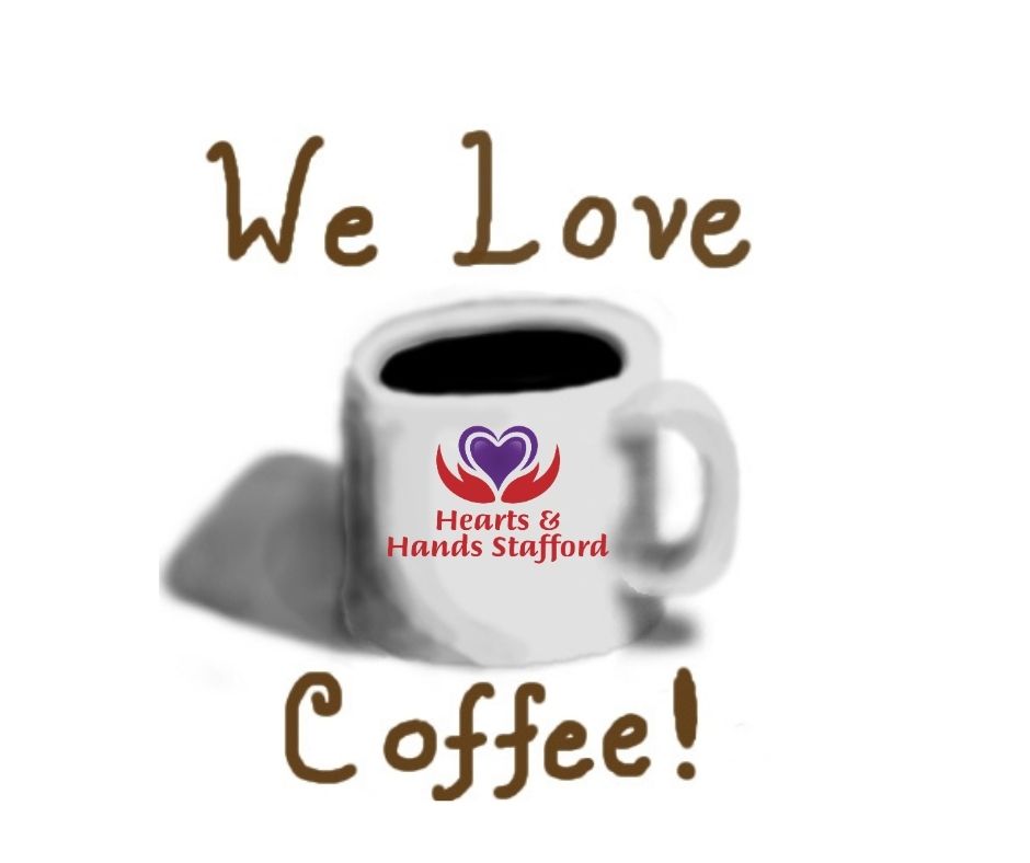 HeartandH's tweet photo. Can you help fund what we do at Hearts &amp; Hands Stafford and buy a coffee (£3) via this link. You will be helping to buy fresh items we place in the FREE Food Boxes this week https://t.co/I4SWk8mmUI . Please email admin@heartshands.uk. #doingourbit #wdyt #Stafford #Staffs https://t.co/eThRvrKULn