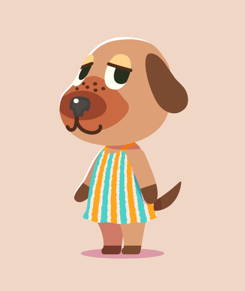 Kopa イラレでどう森 1日1キャラ その77 ベーグルちゃん あつまれどうぶつの森 あつ森美術部 Animalcrossing Bea T Co 7vkgqr9blz Twitter