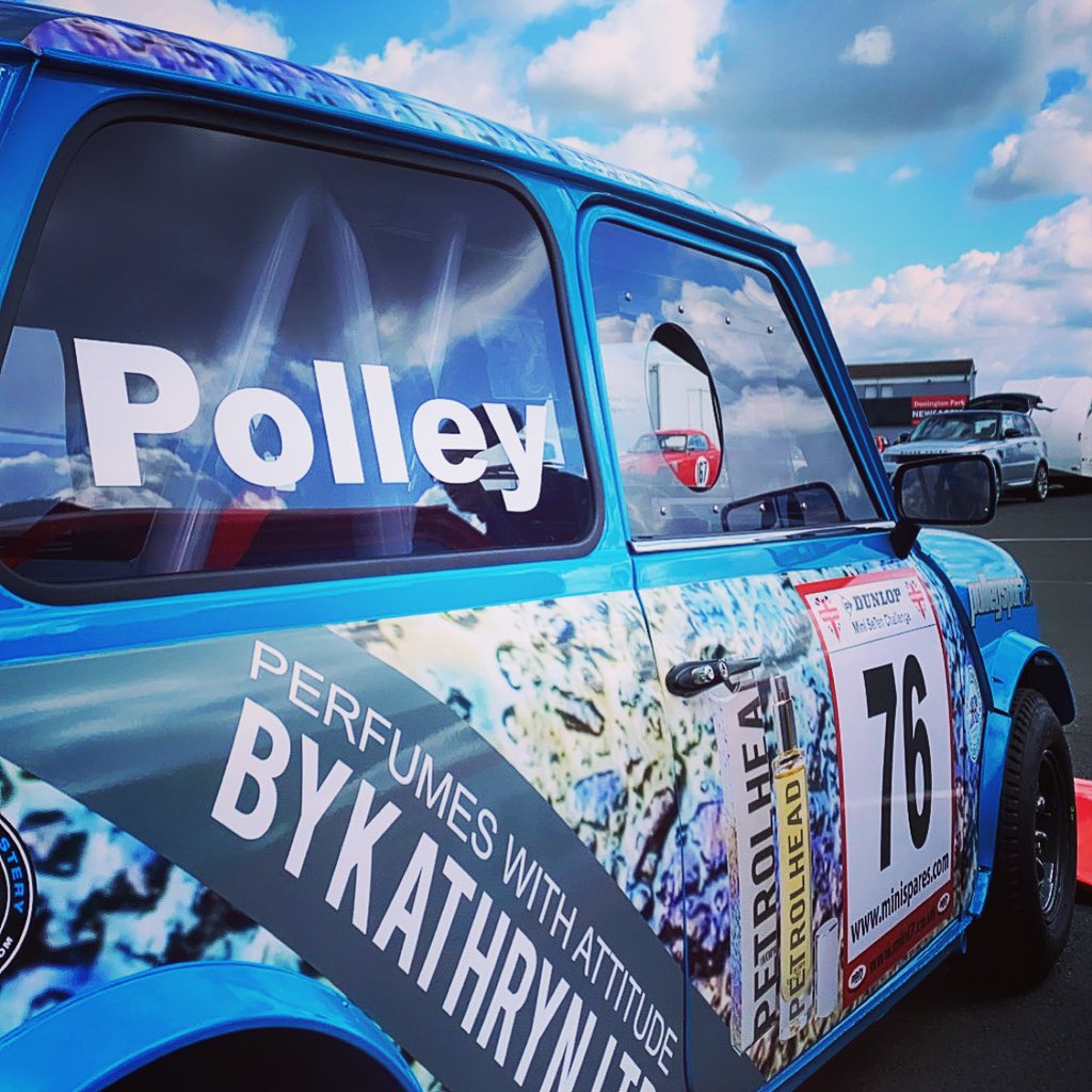 Really pleased to be continuing my partnership with @bykathrynltd as an ambassador for PETROLHEAD perfume for a third consecutive season in @Mini7RacingClub #writeyourownrules