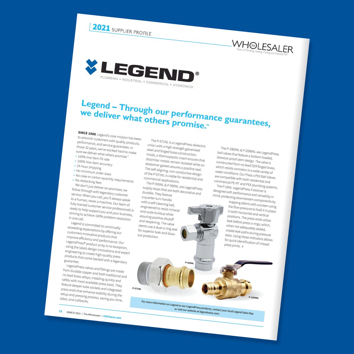 LegendValve's tweet photo. Looking to learn more about Legend or our LegendPress products? Check out our supplier profile in this month's issue of The Wholesaler: https://t.co/yqctS6WunV https://t.co/mhDC1AdQKL
