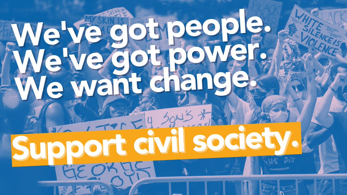 We the people. We the power. We the change.
Support CSOs and the path towards equality.
Make Europe safe for everyone.

We are ready! How about you <a href="/EU_Commission/">European Commission</a> ?

#ARAP #EqualityforAll