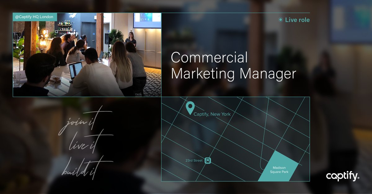 Live Role🔥<a href="/Captify/">Captify®</a> is searching for a superstar Commercial Marketing Manager to join our team in New York. If you're passionate about driving data-fuelled, strategic marketing ideas for the world's biggest &amp; most innovative brands, apply here: bit.ly/30FowMJ