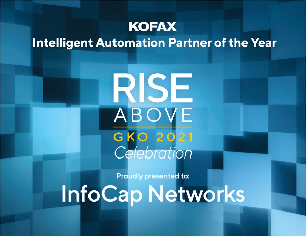 kofax.com/about/press-re…

#DigitalTransformation #IntelligentAutomation #RPI #WorkflowAutomation #AI