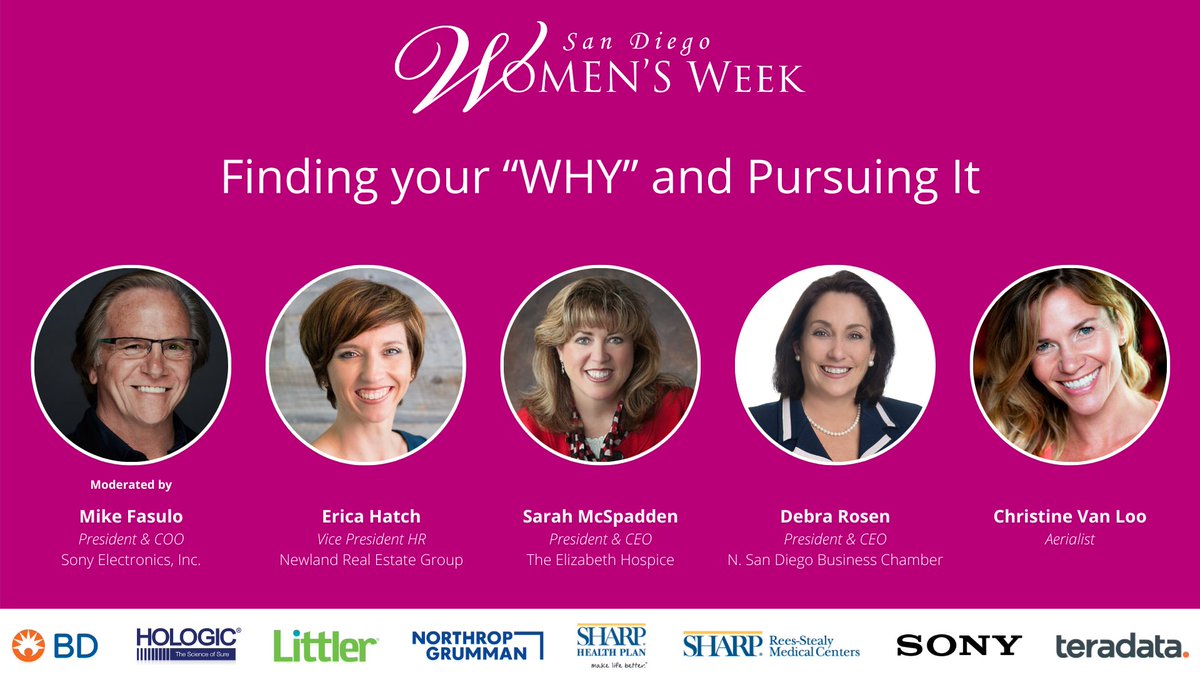 Mike Fasulo (@mikefasulo) on Twitter photo Part of being a male champion means providing support to women & being an ally. I’m honored to moderate #SDwomensweek panel on Finding Your “WHY” and Pursuing It, based on the popular book by Simon Sinek. Join us on Wed. at 11 a.m. bit.ly/38owZs2 <a href="/sdbizchamber/">NSD Business Chamber</a> <a href="/drosen55/">Debra Rosen</a> Part of being a male champion means providing support to women & being an ally. I’m honored to moderate #SDwomensweek panel on Finding Your “WHY” and Pursuing It, based on the popular book by Simon Sinek. Join us on Wed. at 11 a.m. bit.ly/38owZs2 <a href="/sdbizchamber/">NSD Business Chamber</a> <a href="/drosen55/">Debra Rosen</a>