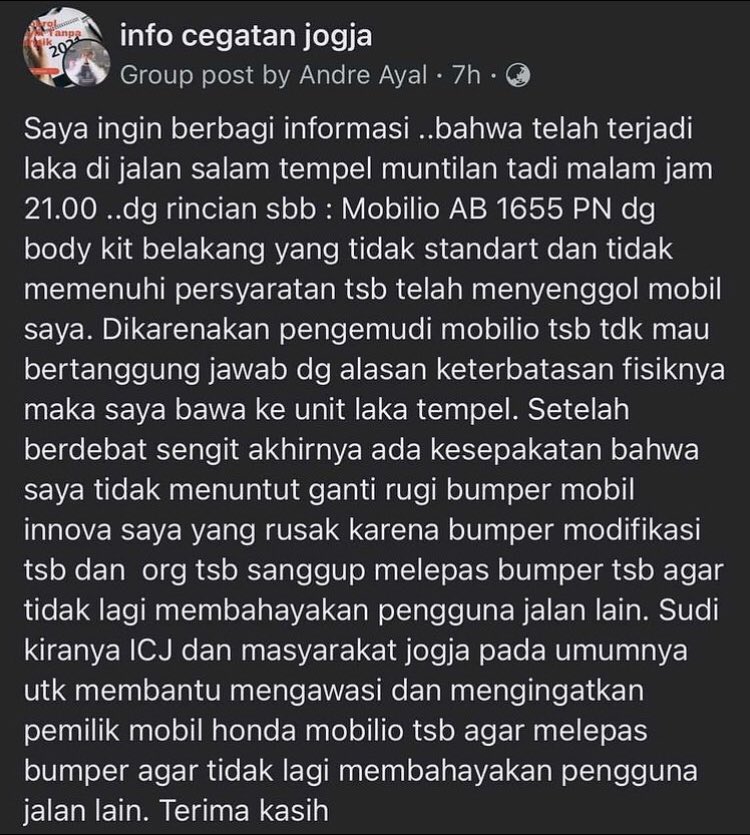 imarabaya's tweet photo. modifikasi boleh, tapi jangan sampai merugikan pengguna jalan lain. https://t.co/9M5nrdYHh7