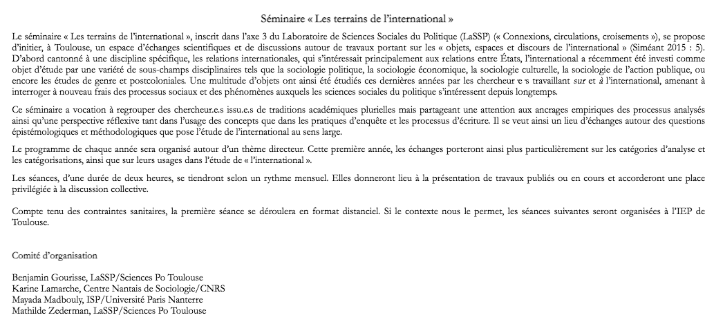 afspinfos's tweet photo. #SaveTheDate 1ère séance du nouveau #séminaire "Les terrains de l'international" au sein du #LaSSP @SciencesPo_Tlse 
➡️ Thème : L’usage des catégories en politique comparée : les types de régimes politiques. 
https://t.co/Pn9BFxlZic
➡️ Inscriptions ici : https://t.co/dAfk33GZN8 https://t.co/uVO07ax3uH