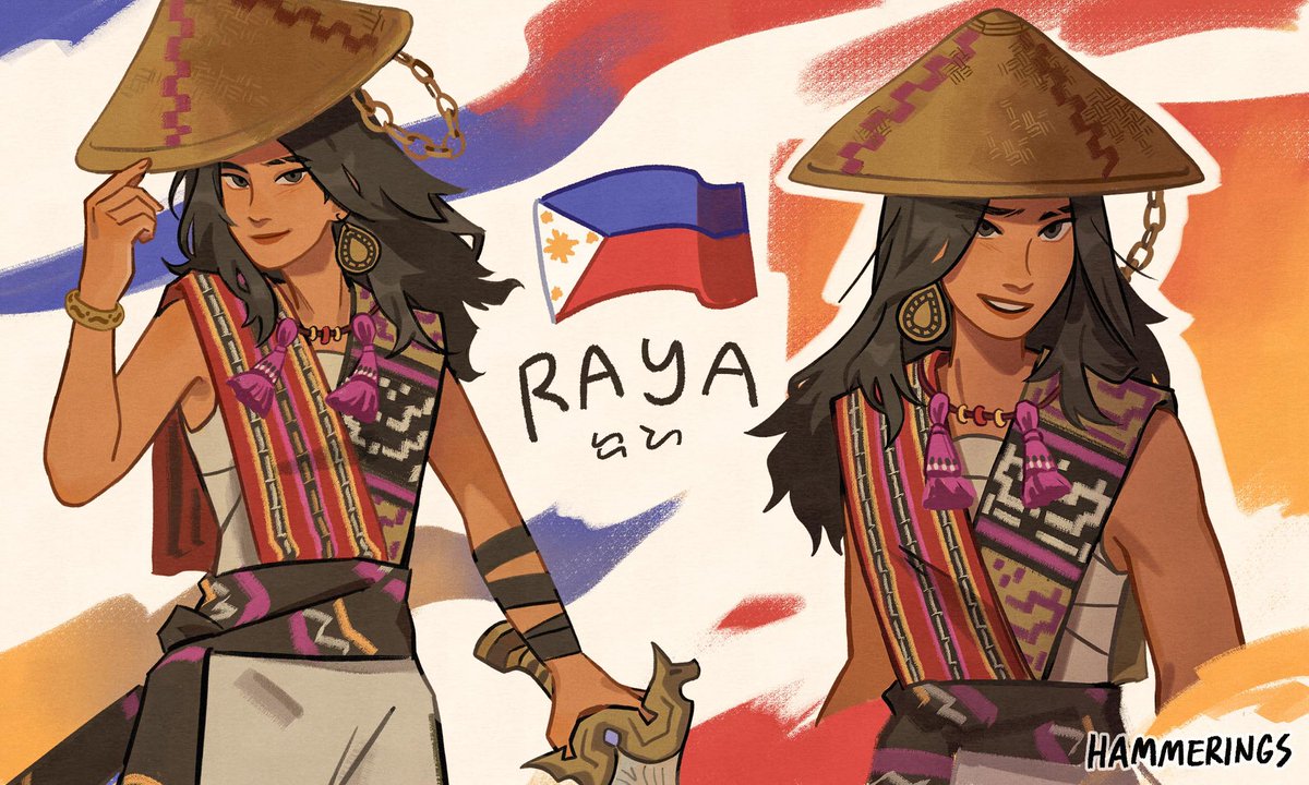 hammerings's tweet photo. i think SEA countries should get full representation so here’s Filipino Raya 😭🇵🇭 #artph https://t.co/d3QG89OqaG