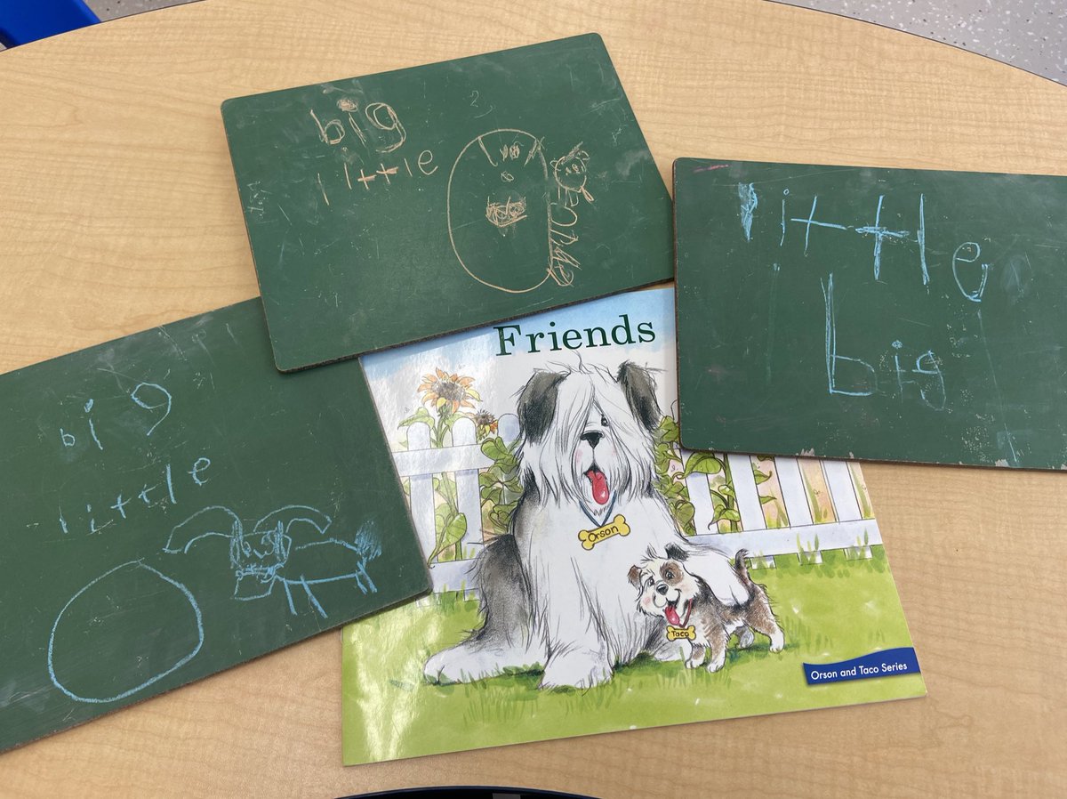 Guided reading this week is focusing on the sight words big and little. Our friends are becoming great readers in kindergarten! <a href="/SettlersGreenPS/">Settler's Green PS</a> <a href="/MrsHickey3/">Kelly Hickey</a>