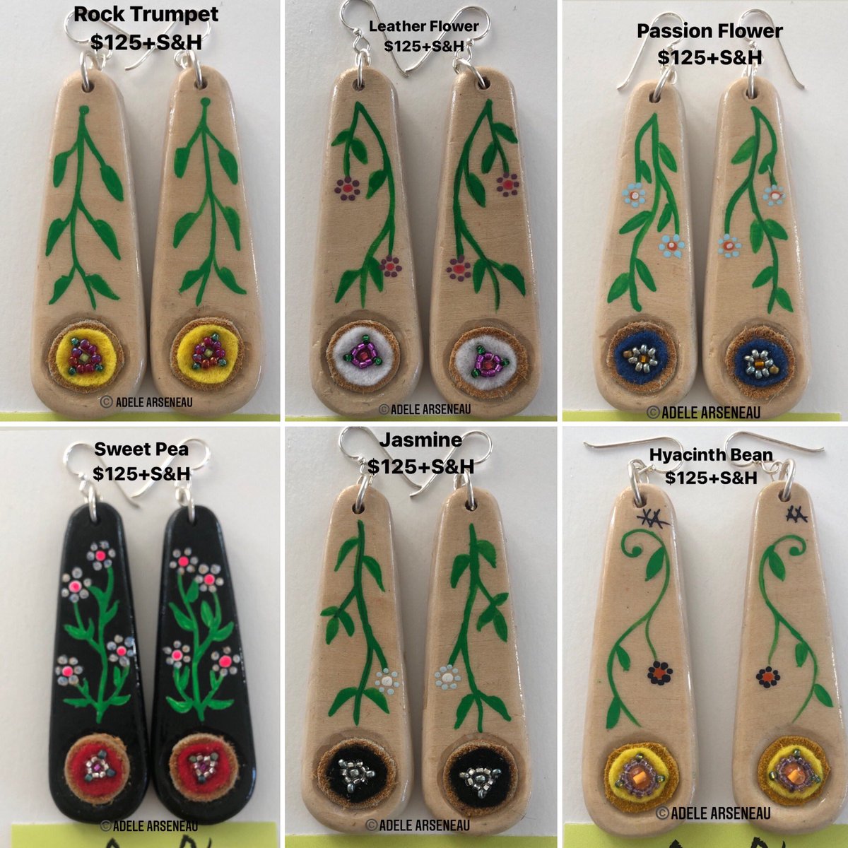 CaronMetis's tweet image. And BOOM! Here it is. 
Limited edition, one of a kind handmade earrings. Materials are .925 silver, alder, moosehide, and Miyuki/vintage beads. Trying to make enough to pay bills due on Friday. Please RT🙏🏽 DM to purchase. #beadartist #nativemade