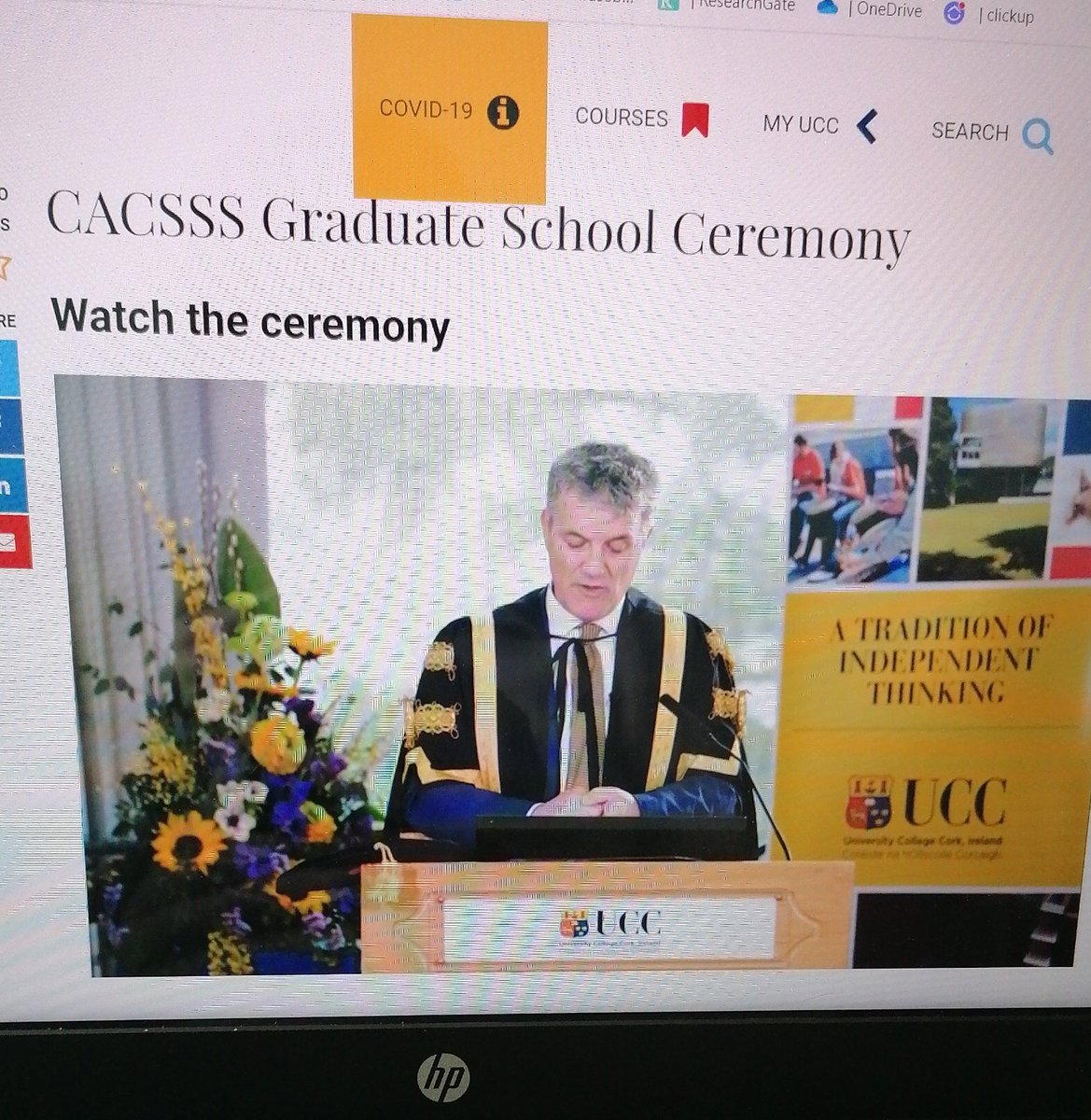 thecoeefficient's tweet photo. Comhghairdeas to my fellow UCC  H-Dips in Applied Psychology on graduation today! It's a bit surreal to be watching the conferring online but proud of myself all the same. https://t.co/Bge5kThe24