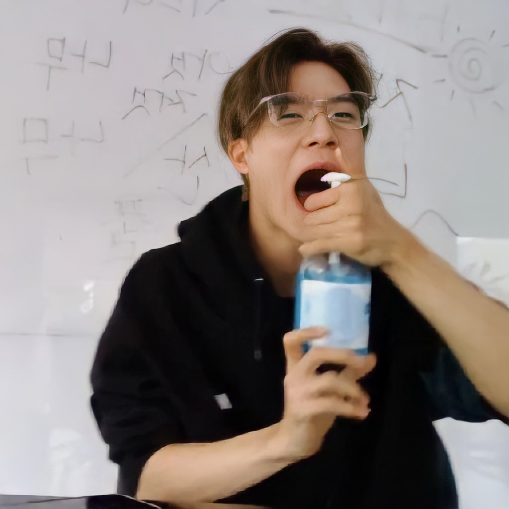 oh iya, jangan lupa minum juga