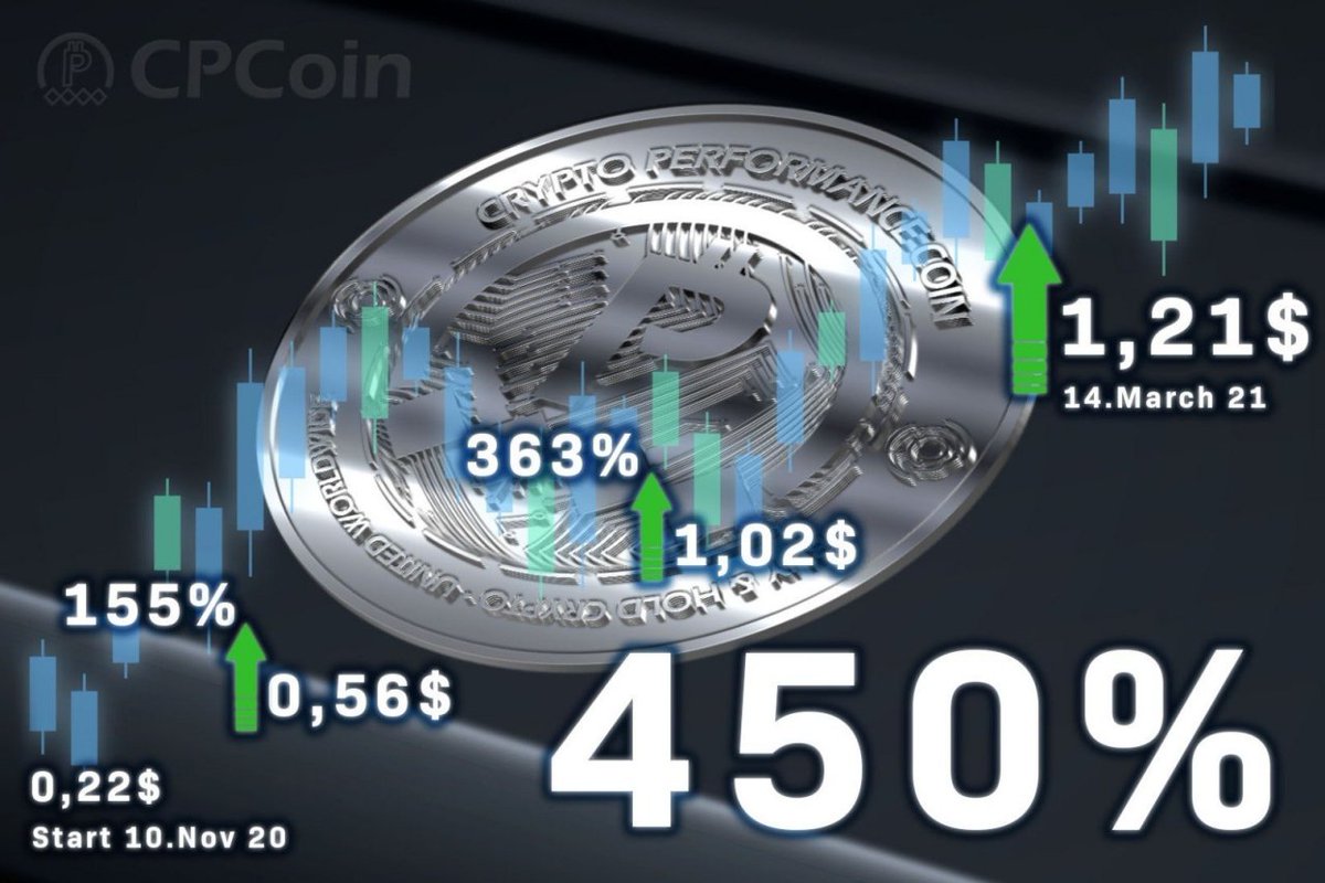 CPGroupOfficial's tweet image. #CPCCoin is up 450% in just 4 months. Thank you for the support! ❤️