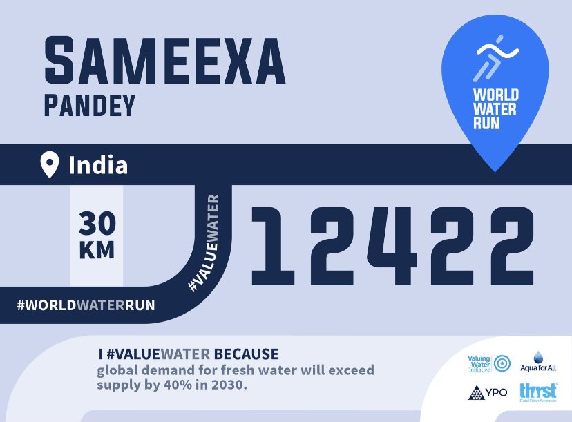 SameexaAwasthi's tweet photo. Let’s run together for Good cause https://t.co/56lCo8lVME