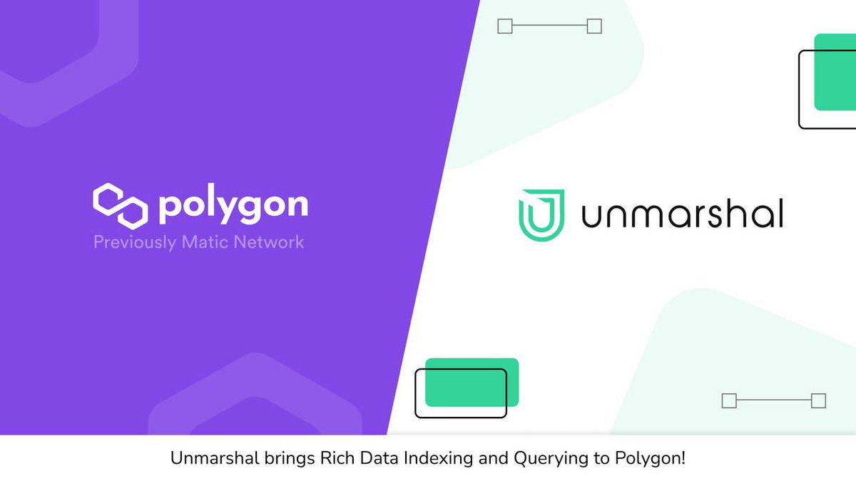 0xPolygon's tweet photo. 📢 Developers rejoice! @unmarshal will now be indexing data on the Polygon chain, enabling easy data querying.

🌐 Learn More: https://t.co/4oKcWST2EO https://t.co/OR7j7kixl7