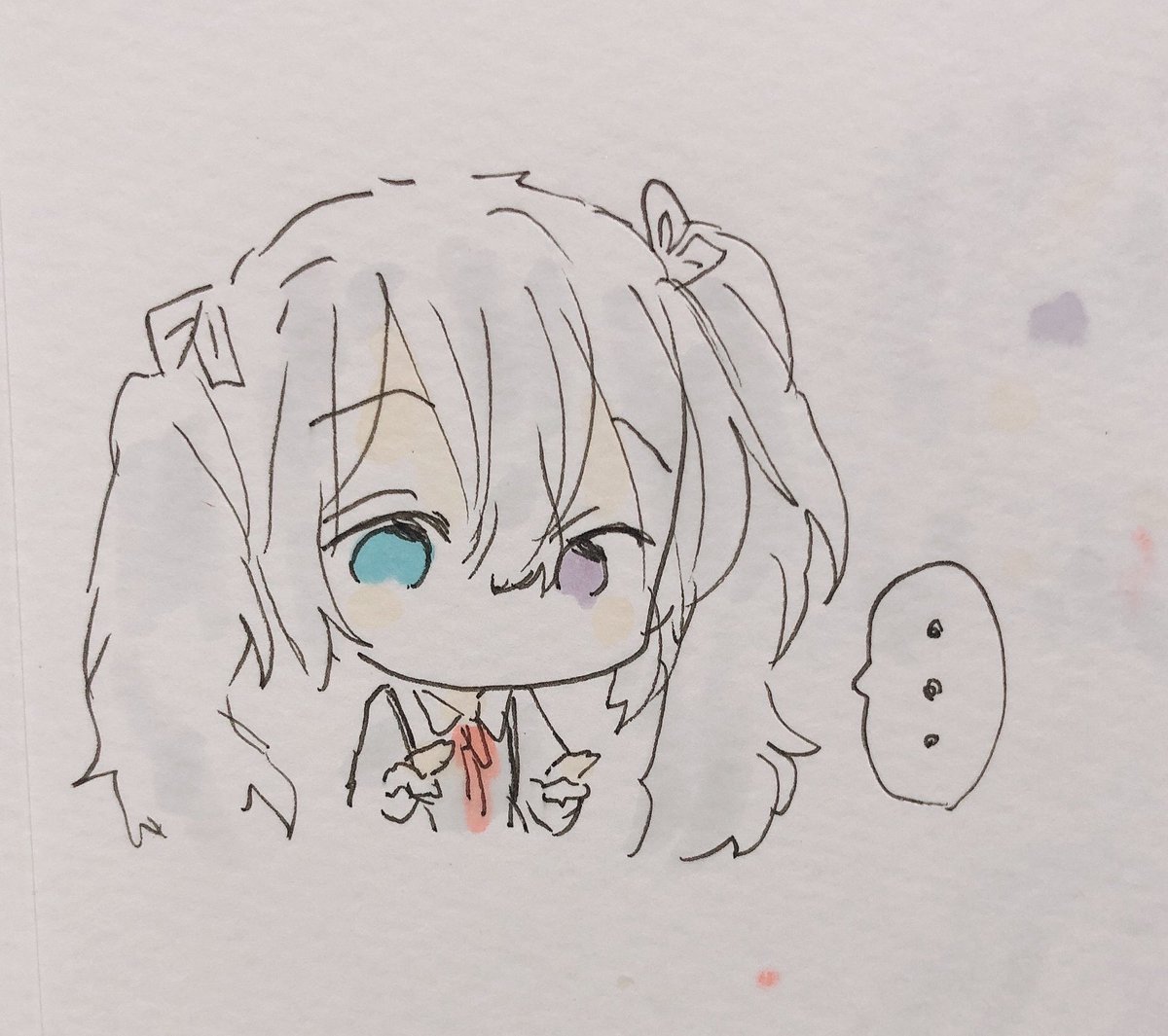 初音ミク 「まねっこしてみたい 」|sakiのイラスト