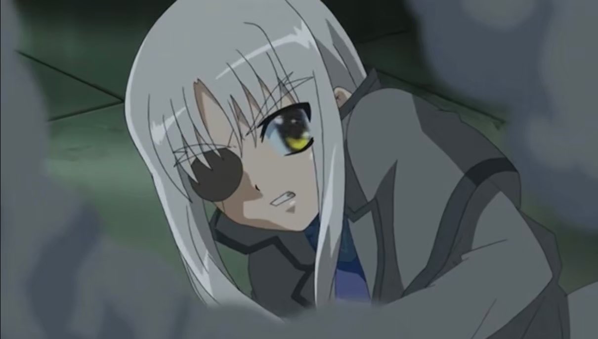 敵女キャラ紹介 チンク 魔法少女リリカルなのはstrikers 敵勢力ナンバーズの1人 組織の中では姉的なポジションで 爆撃メインの攻撃をする 眼帯がチャームポイントのキャラ