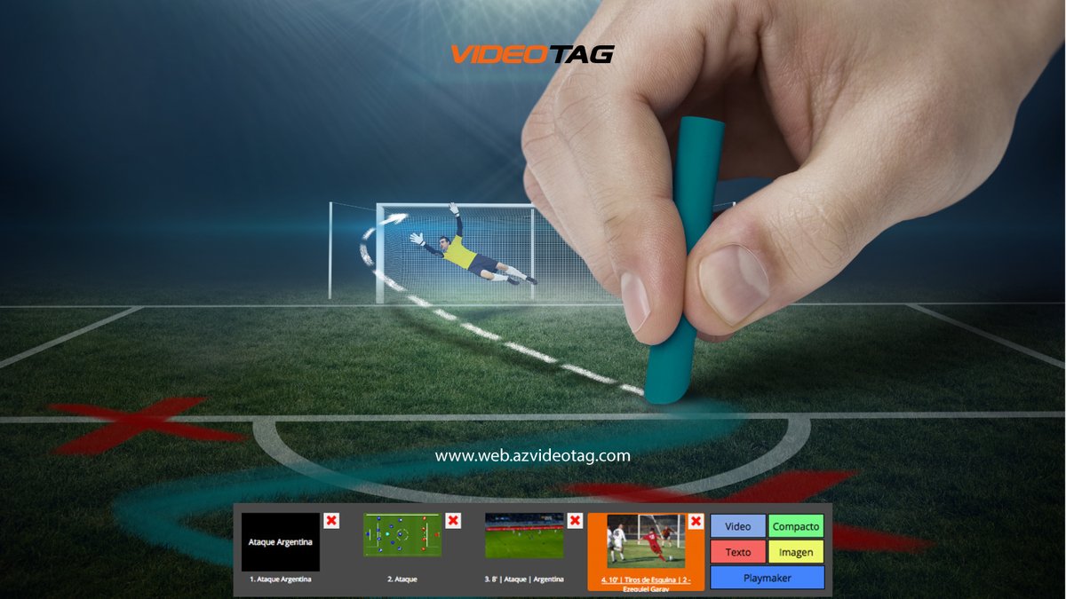 AZsportech's tweet photo. Etiquete y dibuje de forma muy simple las acciones de juego sobre el video con #VideoTag. 🏷️📹✍️
➡ https://t.co/n7kIJ7p06i https://t.co/4FHdnEaeRn