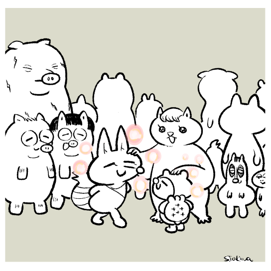 きつねとたぬきからいい匂いがする 