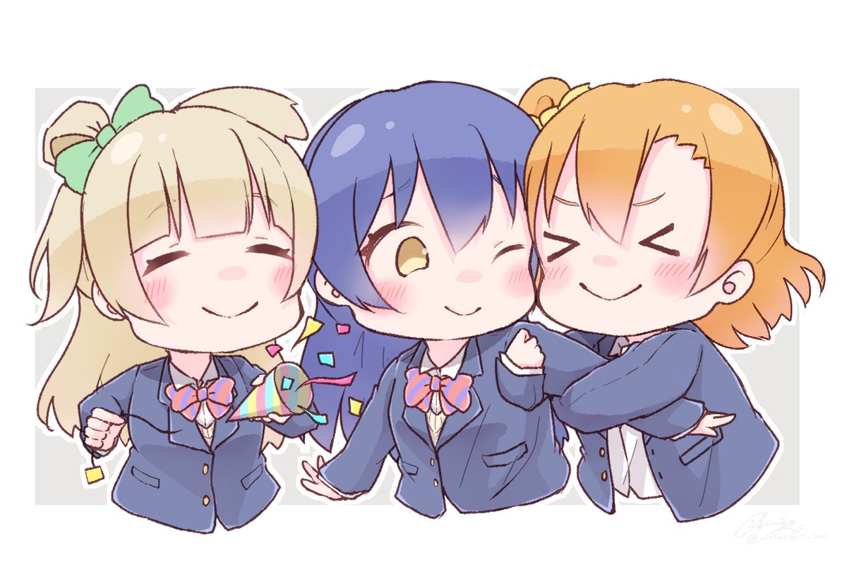 ことほのうみでもお祝い 園田海未生誕祭21 群青すみれのイラスト ことほのうみでもお祝い 園田海未生誕祭21 群青すみれのイラスト