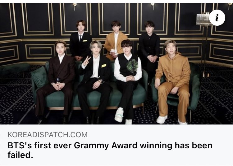 btsarmy3707's tweet photo. It's okay if BTS didn't win the grammy but #repectBTS
We love you BTS 💜 https://t.co/3Pfbt2aaIt