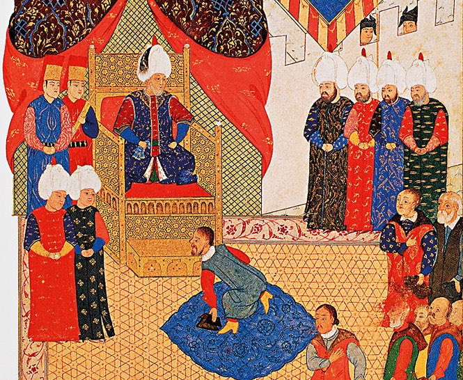 Halk içinde muteber bir nesne yok devlet gibi 
Olmaya devlet cihânda bir nefes sıhhat gibi.
Kanuni Sultan Süleyman
