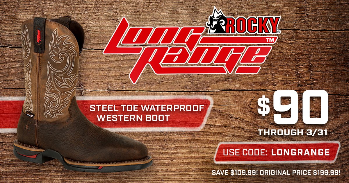 rocky boots long range
