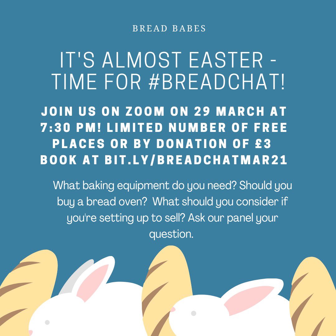 MortalGreenWhim's tweet photo. #BreadChat 29 March is tackling baking equipment.
We’ve all been there, overwhelmed by the: dough scrapers and cutters, the scorers and lames, the baskets and bannetons, the tins, pans, baking stones and peels.
Ask the question - we’re here to help.
https://t.co/V7ndlhePwQ https://t.co/4oRE3Su9nN