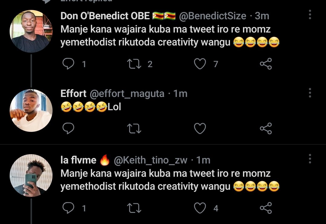 ClydeBuju's tweet photo. Zvatanga😂😂😂😂😂 https://t.co/r1YX6fNw6r