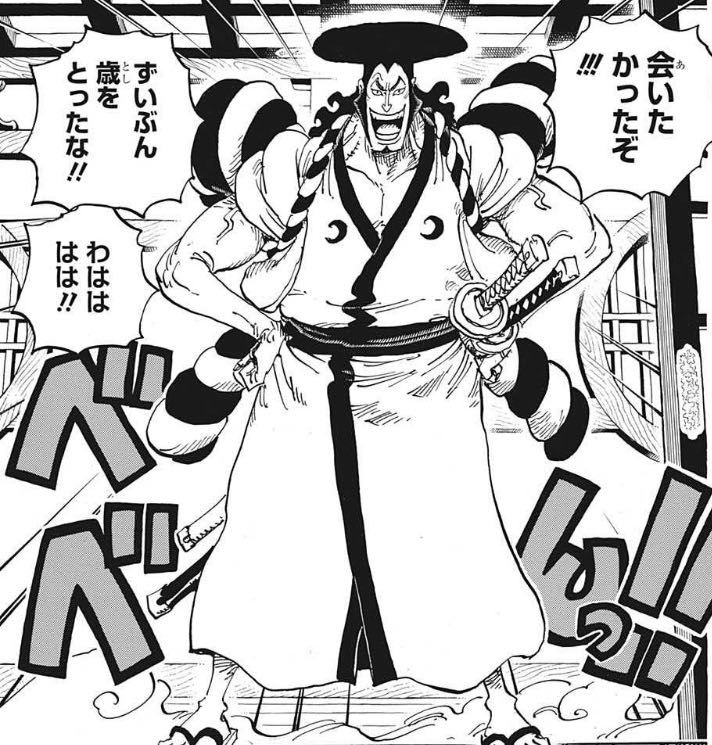 ワンピースおでんが生きてる カン十郎が書いた絵だった やあ 僕の漫画日記