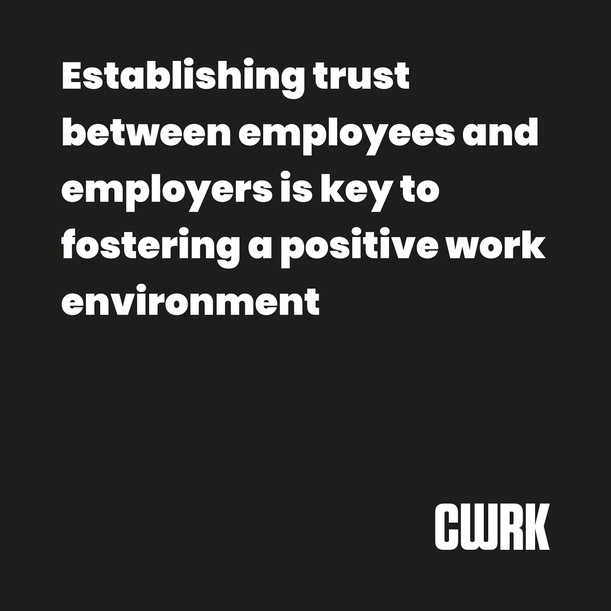 When employers foster autonomy &amp; flexibility in the workplace, employees perform at their best.

wearecwrk.co.uk

#coworking #mondaymotivation #officespace #collaboration #flexibility
