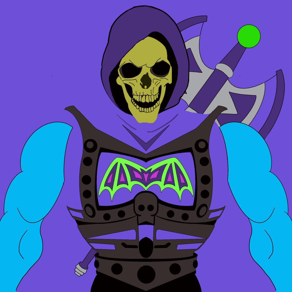 Week 100! 🎉 Battle Armor Skeletor ⚔️💀 Entries 5 - 8 Artwork by: @Gillster37 @Mark_Lapping @wildkatz74 (Entry 100! 🎉) And @DarthGarn #MOTUdrawingchallenge #skeletor #motu #heman #mastersoftheuniverse