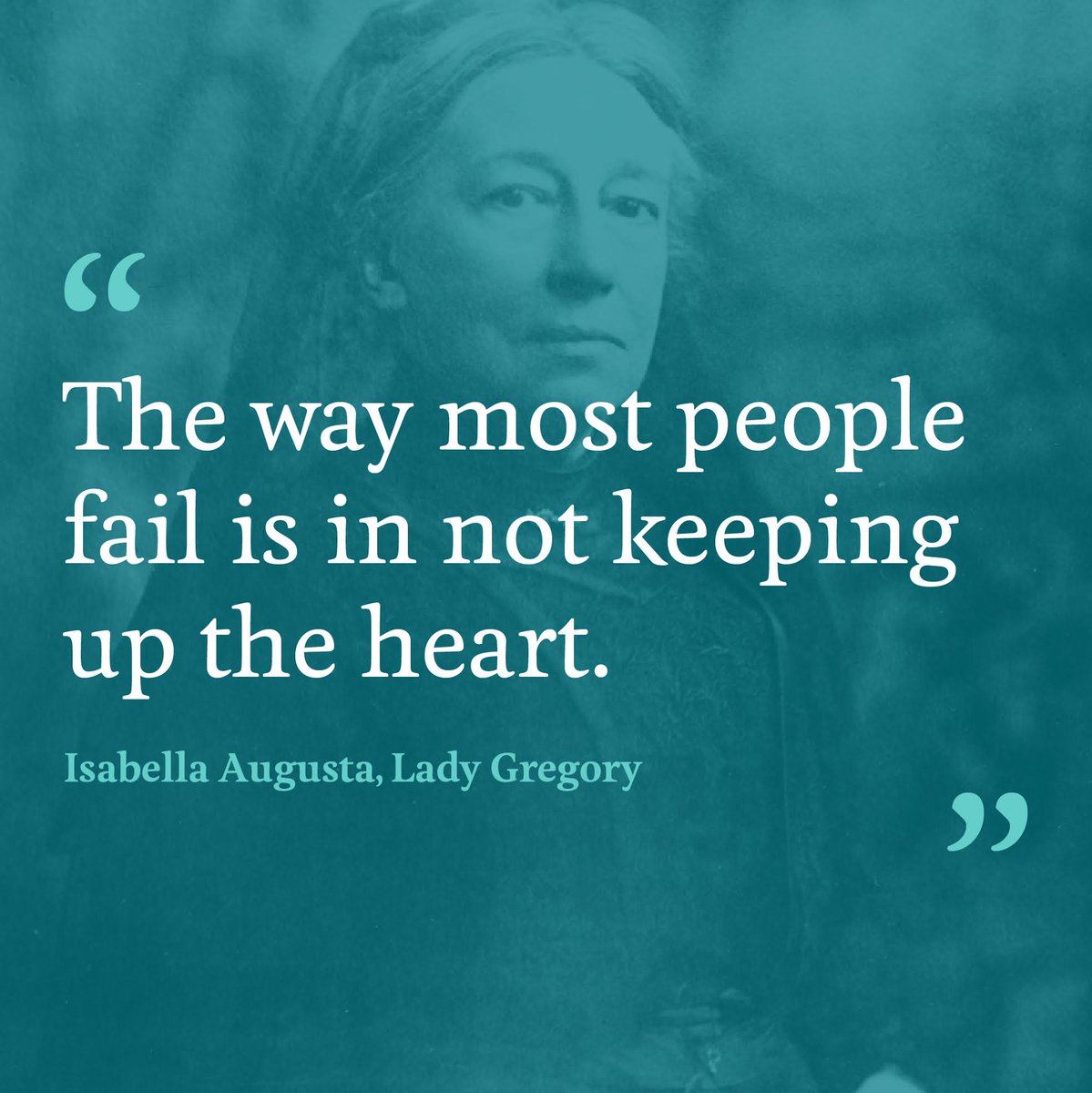 NLIreland's tweet photo. #OnThisDay 15 March 1852 - Lady Isabella Augusta Gregory (née Persse), playwright, folklorist and co-founder of the @AbbeyTheatre, was born in Roxborough, Co. #Galway. https://t.co/Fhv8Mmixd4