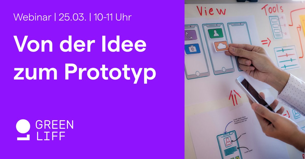 Prototypen helfen, Ideen schnell und kostengünstig zu testen, ohne zu stark auf Perfektion zu setzen. Melden Sie sich jetzt für unser kostenloses Webinar an: lnkd.in/d5CvF3v #webinar #prototyping #testing #designsprint