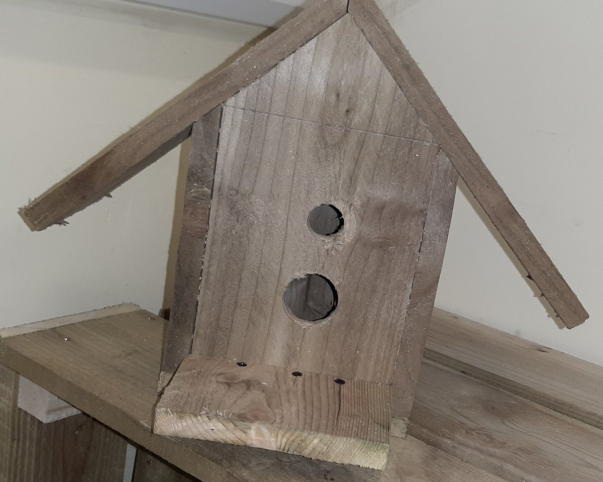 LeamyFoundation's tweet photo. Morning everyone, Just a wee picture of some of the projects the team have been working on. We have some bird boxes, a water wall and a sounds wall. Great job guys. https://t.co/EFsFbAmlWc
