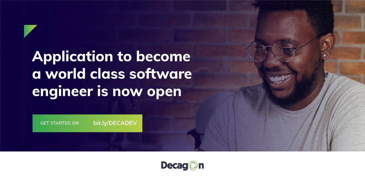 DecagonIns's tweet image. Submit your applications to join Sq008 and become a world class software engineer earning more than 250k in 6 months. 

Visit bit.ly/decadev to get started
#DecaDev #Decagon #techbro #internship #jobsearch #techjobs