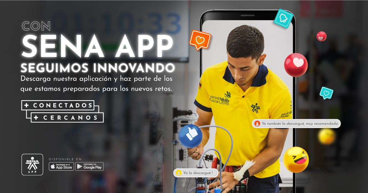 senaensantander's tweet photo. Seguimos creando nuevas e innovadoras formas de aportar en la formación, de integrar a nuestros públicos y de mejorar nuestros canales de comunicación. #SENAApp nos permite estar más conectados, más integrados y más unidos📲 https://t.co/QxIvFr6NlE