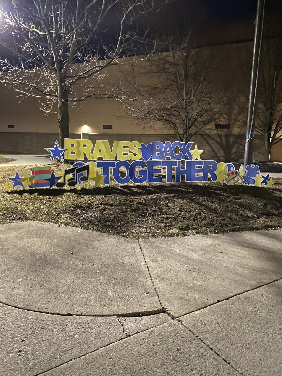 Excited to be all together today. #BeBRAVE