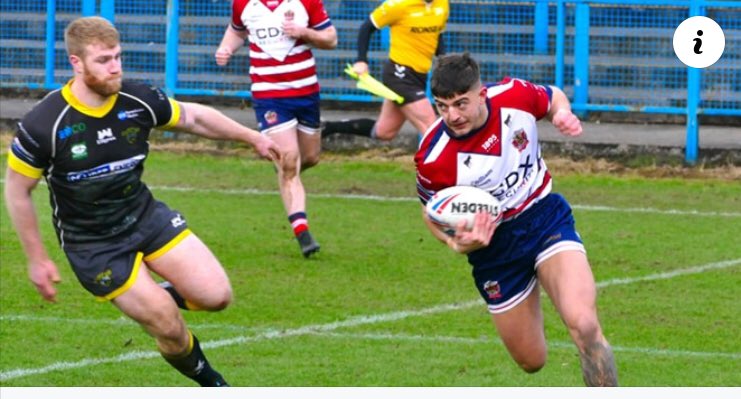 Looking good in the Oldham Colours Callum.👏👏👍