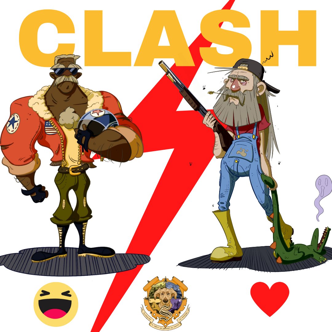 LesSimon4's tweet photo. ⚡️⚡️⚡️ Nouveau clash ! ⚡️⚡️⚡️

Sur notre gauche, Flop Gun, un des pires pilotes jamais côtoyé par Papy. Sur notre droite Ben Papeur du Bayou, un homme dont un ne comprend pas un traitre mot.

Mais ils restent de redoutables adversaires. Qui sera celui que vous préférerez piéger ? https://t.co/ed17KSmWLx