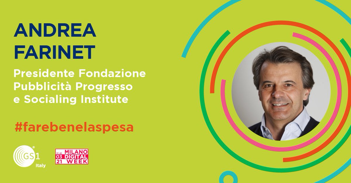 👉🏻 <a href="/MarcoBianchiOff/">Marco Bianchi</a>, <a href="/PeregoAle/">Alessandro Perego</a>, <a href="/cupmar/">Marco Cuppini</a> e @AndreaFarinet, saranno con noi giovedì 18 marzo, ore 14:30, in occasione della <a href="/MI_DigitalWeek/">Milano Digital Week</a>: parti in un viaggio nel backstage del carrello della spesa. 🛒 Registrati qui: bit.ly/3v4oQT5
#GS1Italy #FareBeneLaSpesa #MDW2021