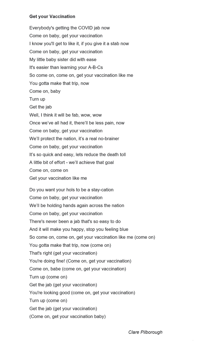 Encouragement song for Anti-Vaxxers 💜 - come on get your vaccination  #getyourvaccine #littleeva