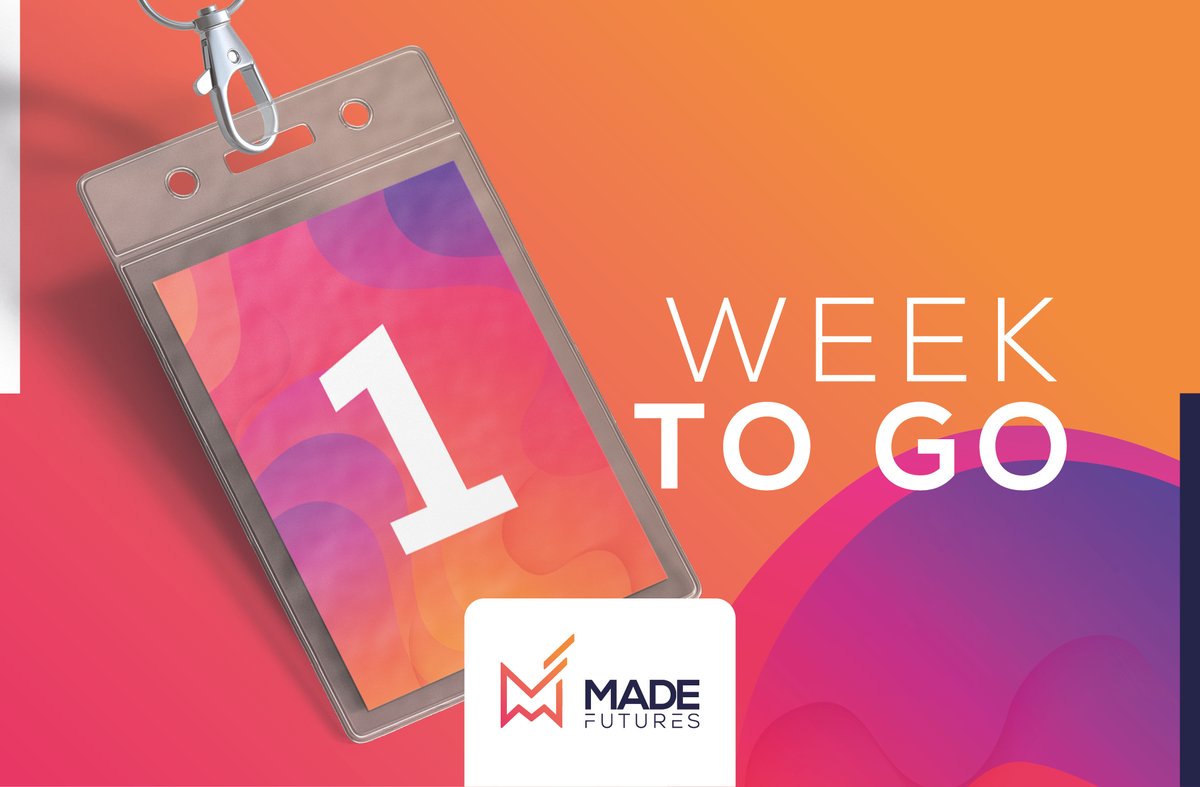 We are exhibiting at #madefutures live and there's just 1 week to go!

The virtual event is a Manufacturing Skills Initiative to help those looking for jobs in the engineering industries.

Free sign up: okt.to/IsOxL8

#mimfamily #mfgbackingbritain