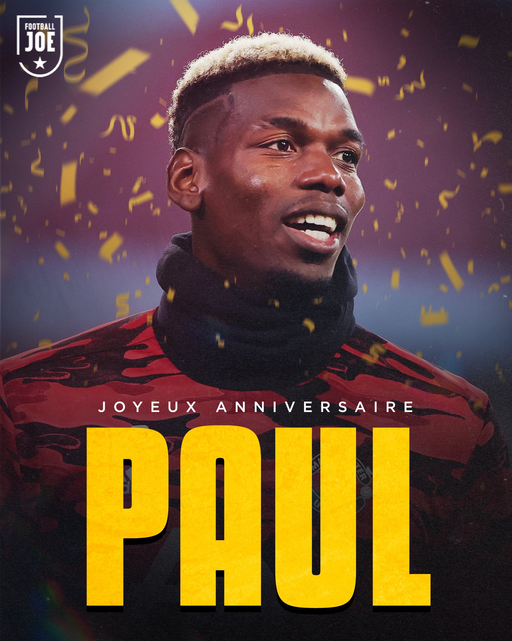 Happy birthday to World Cup winner Paul Pogba - 28 today 