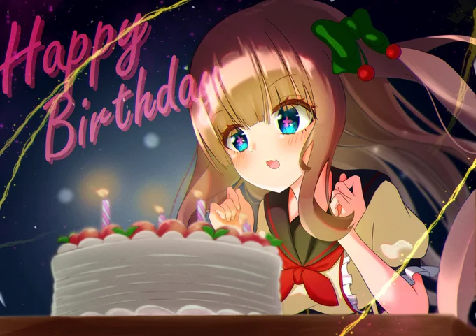 ちえりちゃんお誕生日おめでとうございます???
たくさんの思い出をこの一年でもらいました!ほんとにありがとうございます!
これからも応援してます!

 #ちぇり絵
#花京院ちえり生誕祭 