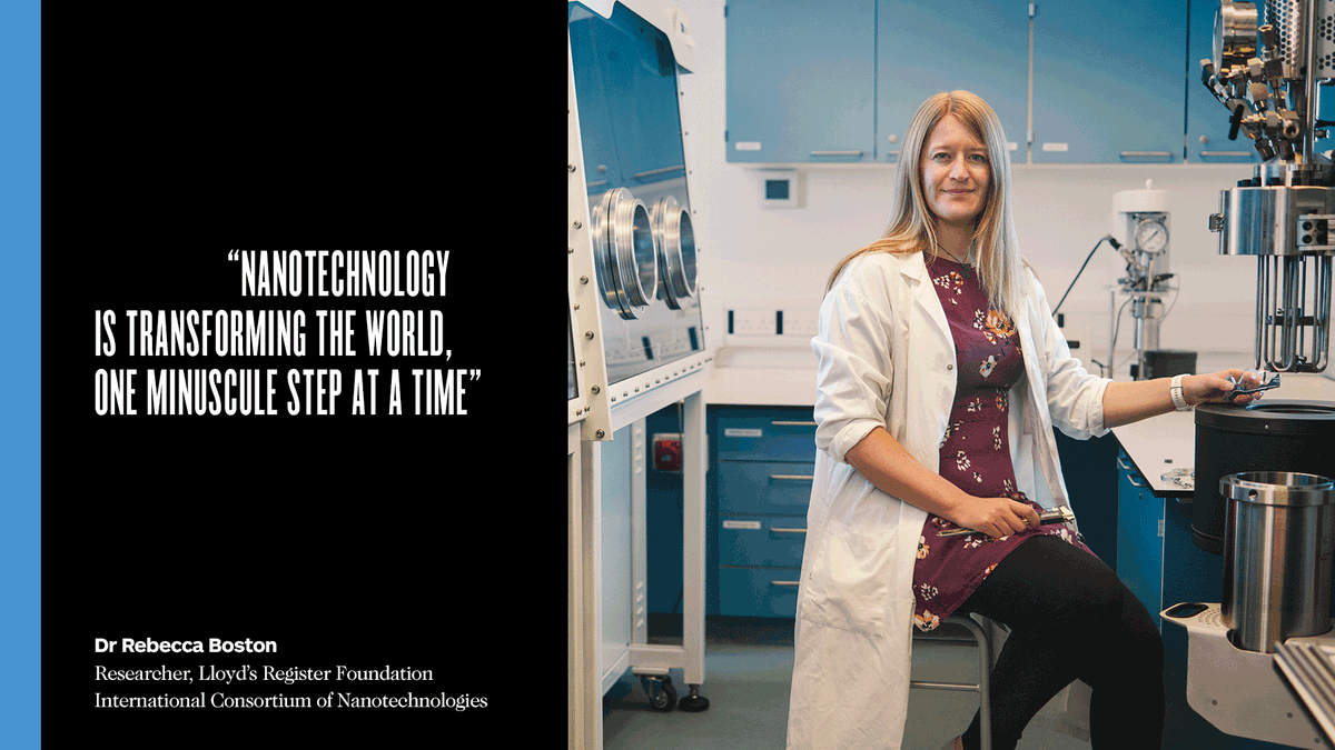 LR_Foundation's tweet photo. Imagine working with materials so small the human eye can’t even see them. It might sound like the stuff of science fiction – but thanks in part to the work of Dr. Rebecca Boston and @IconLrf, it’s rapidly becoming science reality. Explore the gallery: https://t.co/ryTw5IE6z4 https://t.co/92DHKywCx9