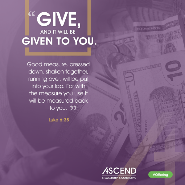 ascendstewards's tweet photo. The Bible tells us to give our tithes and offering just like Abram who gave a tenth of his goods in Genesis. By this act of faith, you are unselfishly contributing to the ministry of God’s word to reach others.

#Tithe #Offering #Giving #AscendMyChurch https://t.co/0G2sKV3Ejh