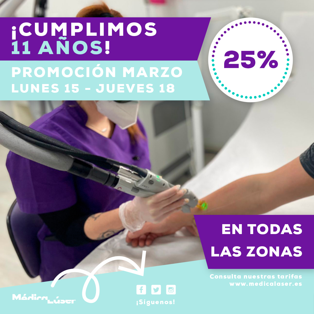 ¡Feliz semana a todos!
Este mes celebramos 11 años con vosotros y os traemos un 25% de descuento desde el 15 de Marzo hasta el 18 en todas las zonas. 🤗