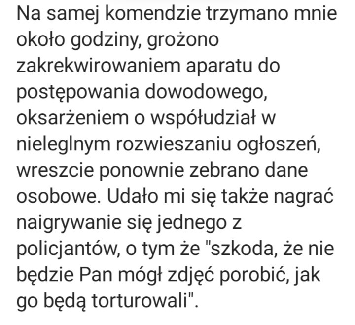 Tomashek121's tweet photo. #PiSmilicja : "Szkoda, że nie będzie mógł Pan zdjęć robić, jak go będą torturowali"
Screeny z Insta @strajkkobiet
#PiSmilicja #StrajkKobiet #stoprepresjom https://t.co/0XW4HuMXHm