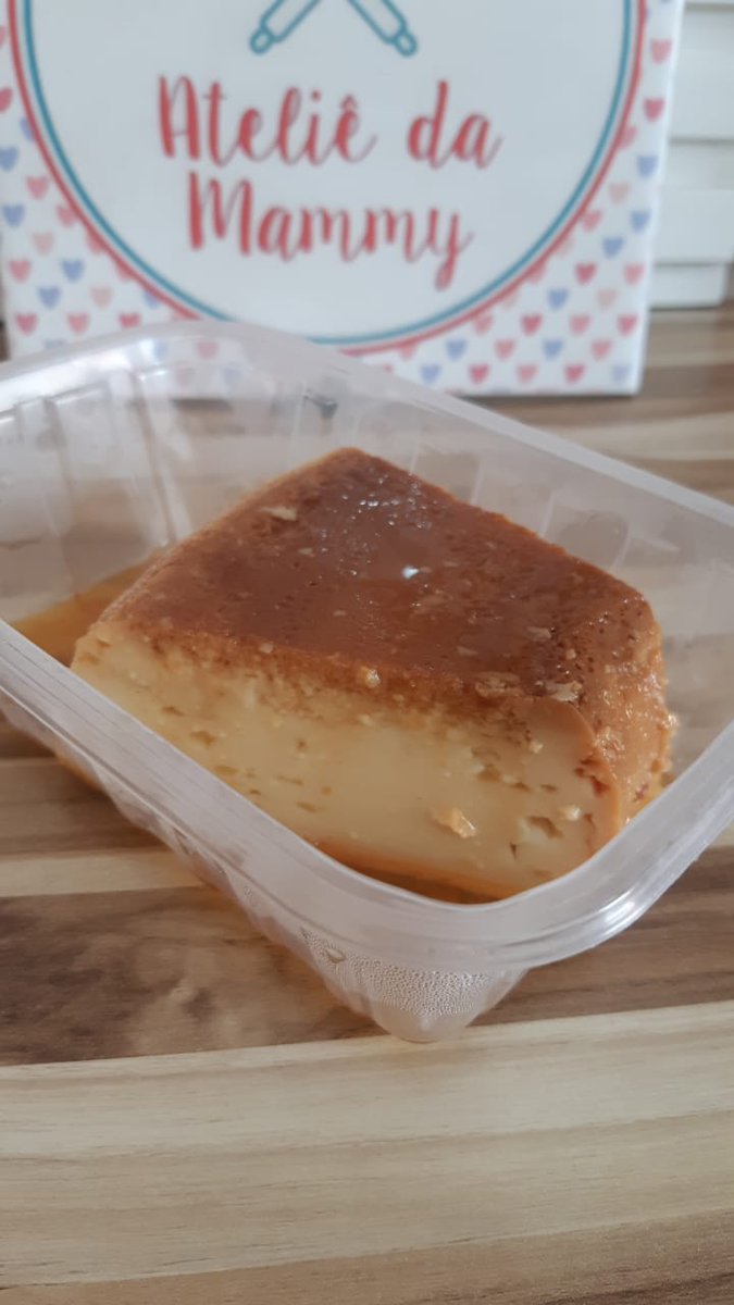 ateliedamammy's tweet photo. Fatia de pudim. Disponível na Lj e pelos App @iFood e @UberEats_br https://t.co/BKYPKg1kzV