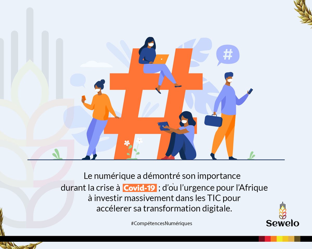 AfricaSewelo's tweet photo. #Sewelo, c'est un engagement au côté de l' #Afrique pour accompagner et soutenir la #TransformationNumérique par le développement des compétences !
#IA #Blockchain #BigData #Dev #AdminSys #Java #UX #opensource ... https://t.co/bEsp6RtSGh